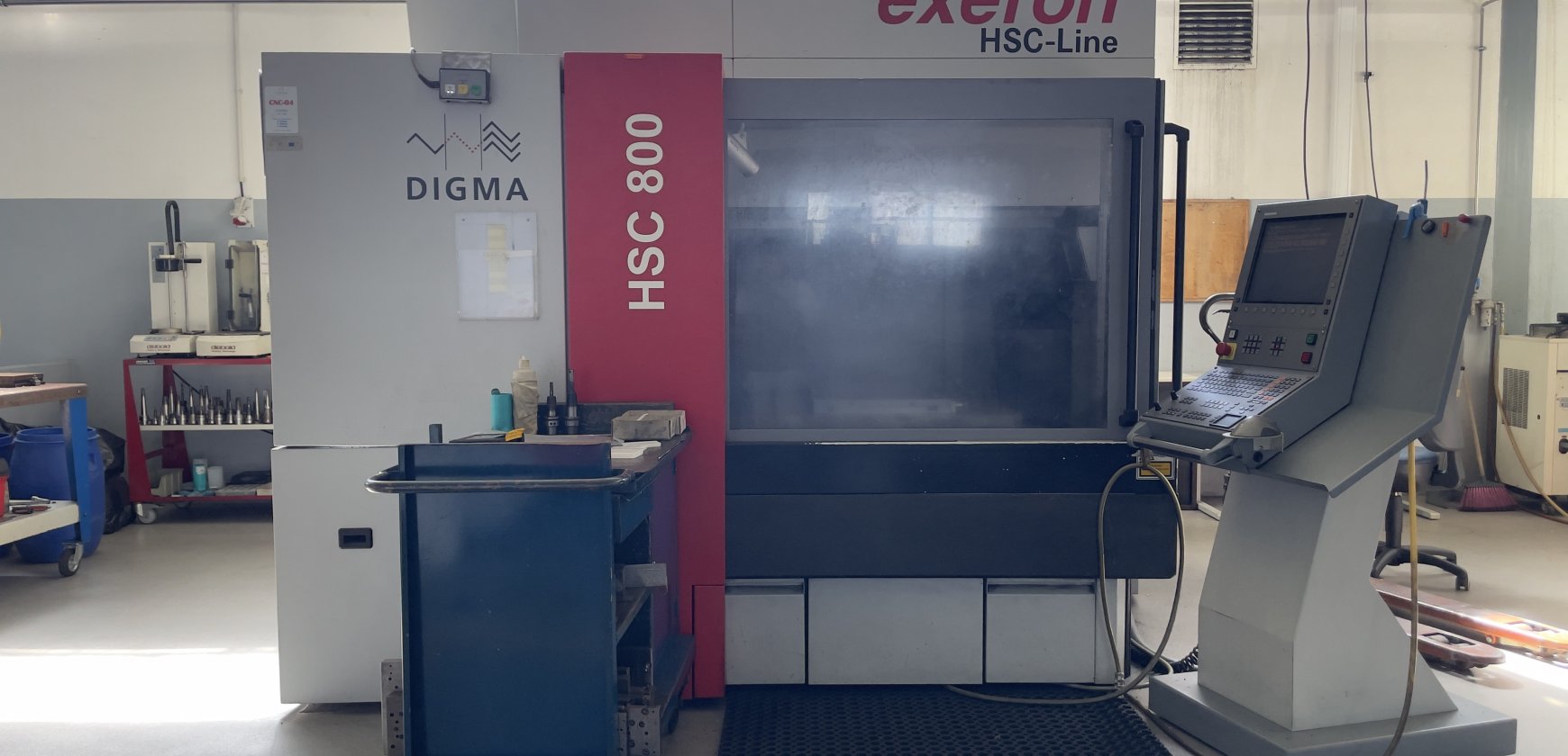 FRESADORA (CNC) DE 3 EIXOS EXERON HSC-LINE HSC 800