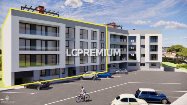 Lote de Terreno P/Construção com projeto aprovado para prédio com 16 apartamentos com tipologia T1, T2 e T3