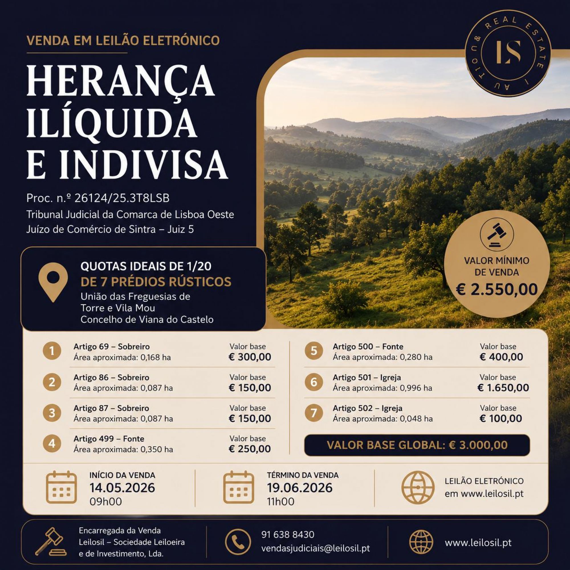 Fotografia de imóvel: Liquidação (CIRE) - Edital em Sintra