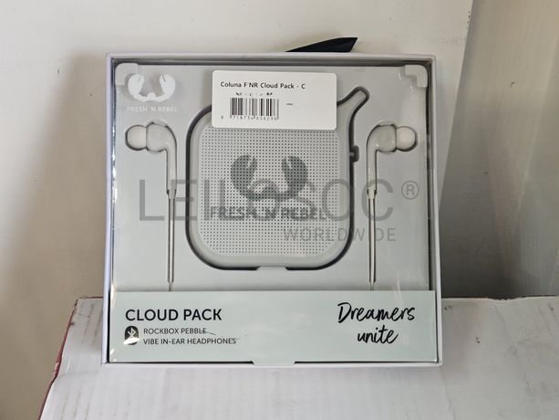 Fotografia de equipamento: Pack de Coluna Bluetooth + Auriculares