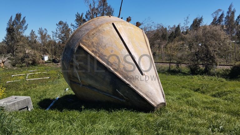 Fotografia de equipamento: Decantador poliéster