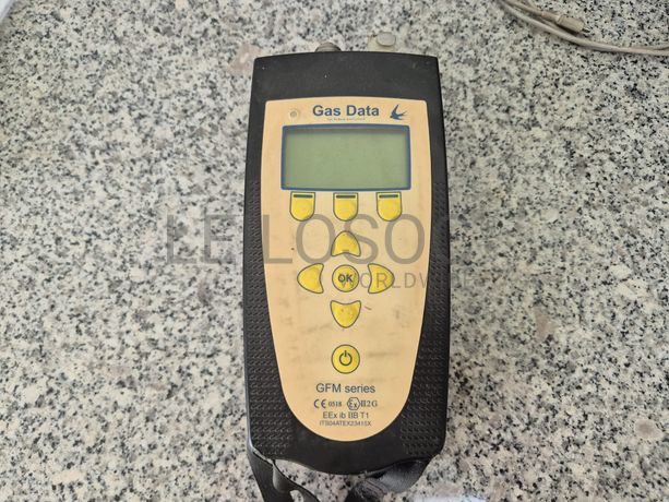 Fotografia de equipamento: Medidor de biogás 