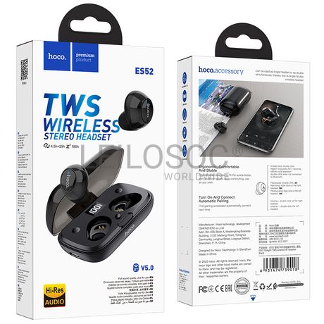 Fotografia de equipamento: Auriculares Bluetooth  
