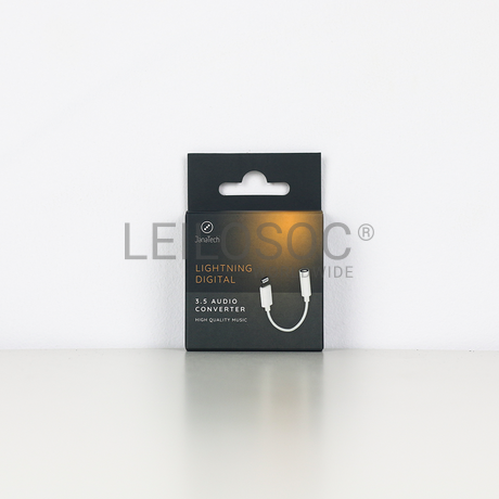Fotografia de equipamento: Audio conversor Lightning