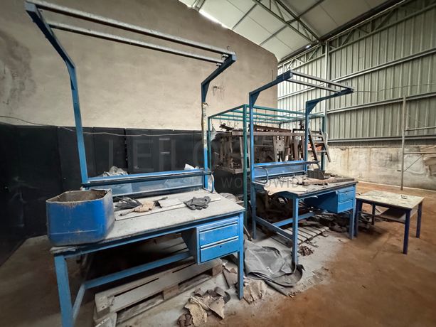 Fotografia de equipamento: Mesas de trabalho
