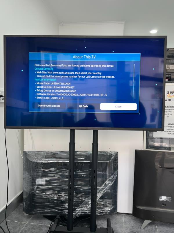 Fotografia de equipamento: Plasma/Televisão Samsung Profissional