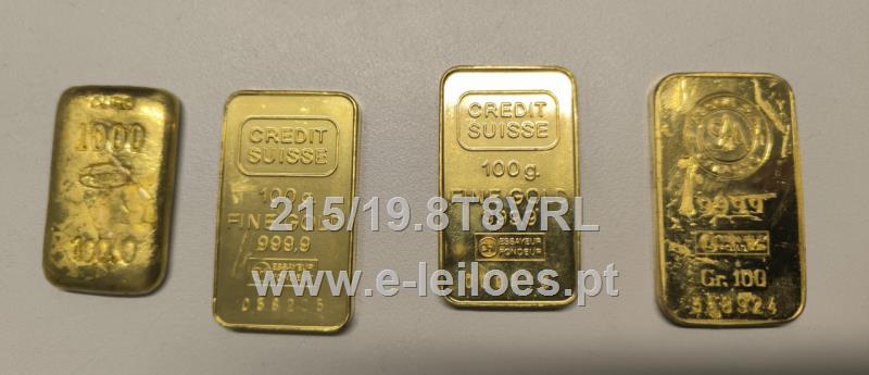 4 Barras de ouro