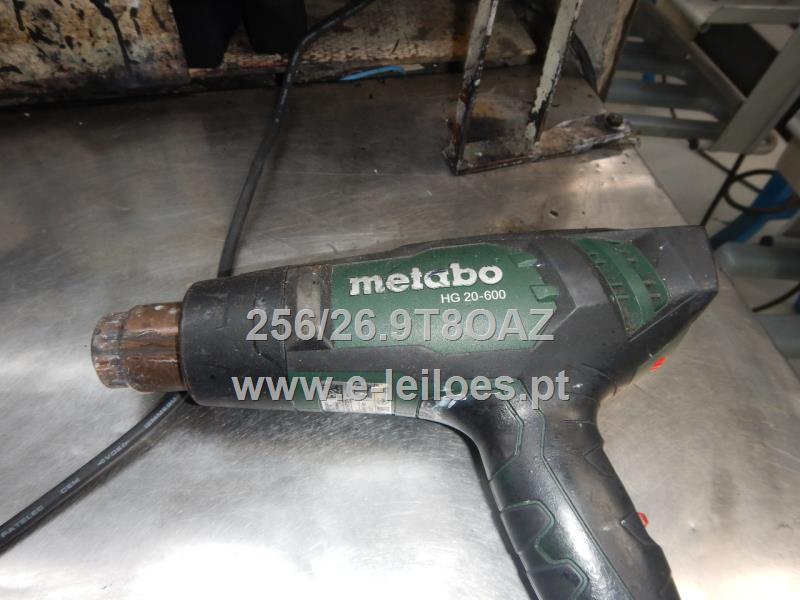 Pistola de acabamento Metabo, Soprador de ar quente Metabo, ferro de acabamento