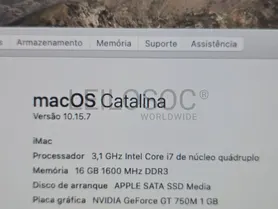 Fotografia 7 de 7: Computador Apple iMac A1418