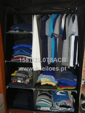 Fotografia 3 de 6: Televisor e roupeiro de pano